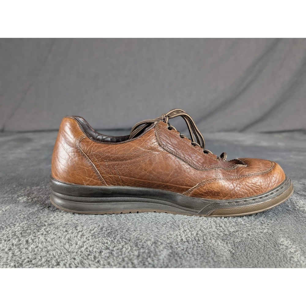 MEPHISTO 'MATCH' MENS BROWN FULL GRAIN LEATHER WALKING SHOES SIZE 11.5 $425 - Picture 10 of 14